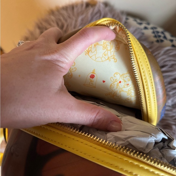 NWT -Loungefly Disney Beauty and the Beast Backpack - Picture 4 of 4